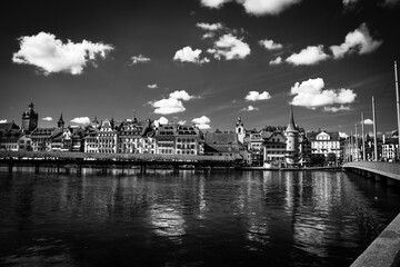The lakefront of Lake Lucerne in Switzerland - travel photography