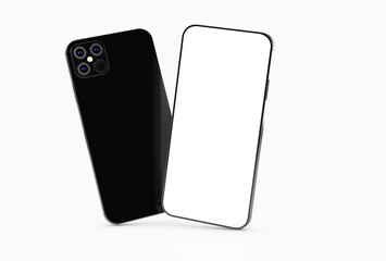 digital smartphone device mobile phone 3d isolated