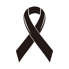 Breast cancer poster with an awareness ribbon - Vector illustration	