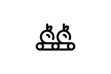 Farm Outline Icon - Walking Wheels