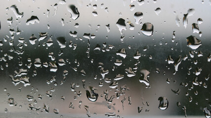 rain drops on window