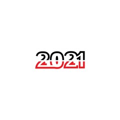 2021 new year icon vector illustration design template
