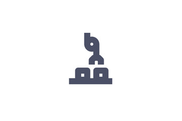 Factory Arm Belt Robot Fun Playful Bold Icon