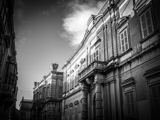 Obraz premium Cityscapes of Mdina - the former capital city of Malta