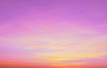 sky,Pink sky,peaceful nature sunlight background,Pastel color pink and purple sky at sunset