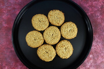 traditional healthy homemade snack oatmeal cookies 