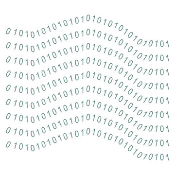 Flat vector icon for Binary Number1 EPS10