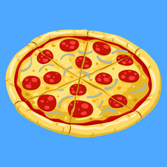 Flat vector icon for Pizza EPS10.eps