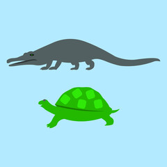 Flat vector icon for Reptiles EPS10