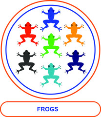 vector icon for Frog