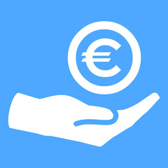 Saving icon for Euro EPS10