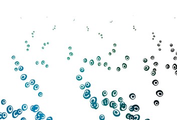 Light Blue, Green vector cover with spots.