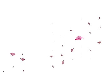 Light Pink vector doodle texture.