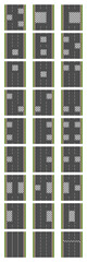 Fototapeta premium Set of elements of the race track. View from above. Vector illustration.