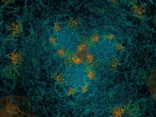 Imaginatory fractal background Image