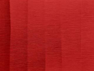 Fototapeta premium wavy red brushed metallic background. metallic laminated for interior design material texture.