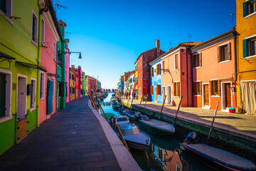 Obraz premium Colourful Burano island in Italy