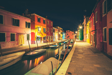 Fototapeta na wymiar Colorful Burano island in Italy