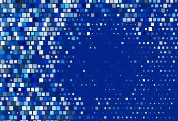 Light BLUE vector cover in polygonal style.