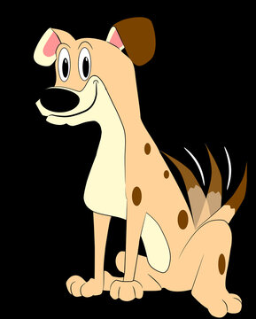 cute dog cartoon