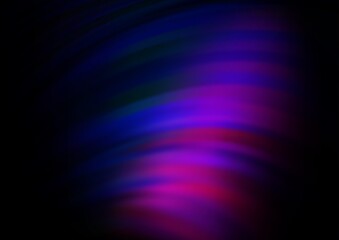 Dark Pink, Blue vector pattern with curved circles. Colorful abstract illustration with gradient lines. Marble design for your web site.