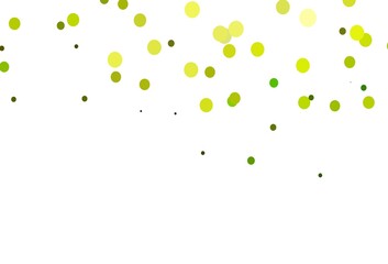 Light Green, Red vector backdrop with dots.