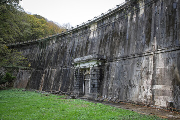 Fototapeta na wymiar Old and historic dam