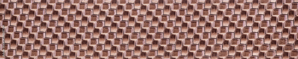 Canvas Prints background and texture of brown braided leather