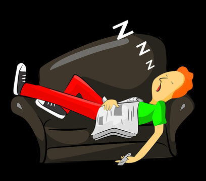 sleeping lazy