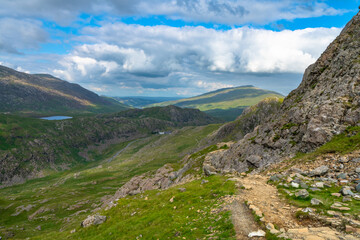Snowdon National park in  North Wales. UK
