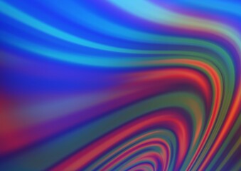 Light Blue, Red vector pattern with lava shapes. Shining illustration, which consist of blurred lines, circles. Textured wave pattern for backgrounds.