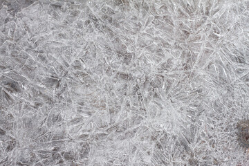 texture of frozen water close up. Natural background. ice texture