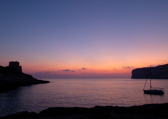 Sonnenuntergang auf Gozo