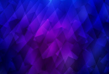 Obraz premium Dark Purple, Pink vector background with rectangles.