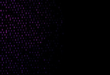 Dark Pink, Blue vector template with EUR, JPY, GBP.