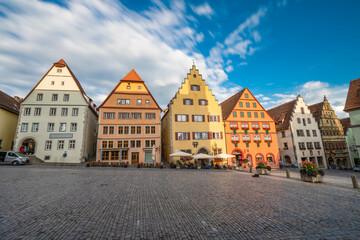 Fototapeta na wymiar Market square of Rothenburg ob der Tauber. Germany