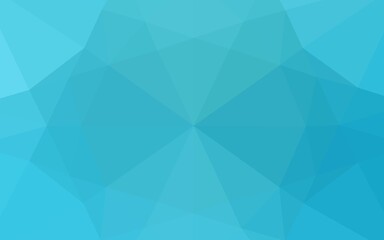 Obraz premium Light BLUE vector polygon abstract layout. Shining colored illustration in a Brand new style. The textured pattern can be used for background.