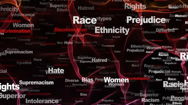 DISCRIMINATION Keywords Animation, Background, Loop, 4k
