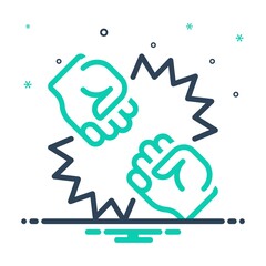 Mix icon for conflict