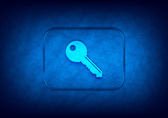 Key icon abstract digital design blue background