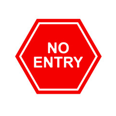 stop sign isolated on white