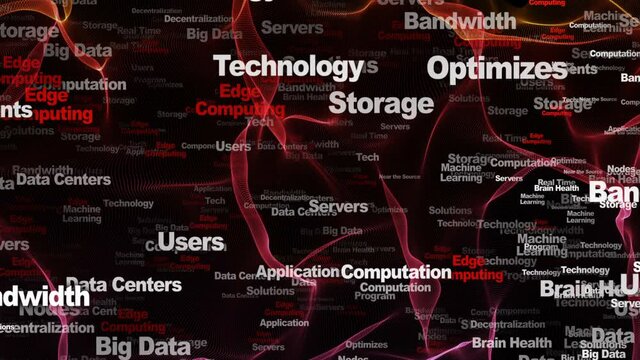 EDGE COMPUTING Keywords Animation, Background, Loop, 4k
