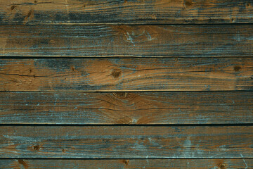 wooden background texture. Natural aged wood. vintage wood in brown and green colors.