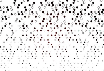 Light Red vector pattern with spheres.