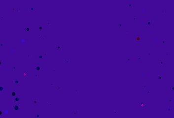 Light Blue, Red vector template with circles.