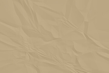 crumpled brown paper background close up