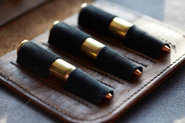 cartridges for a hunting rifle. carbine. clip - 398858119