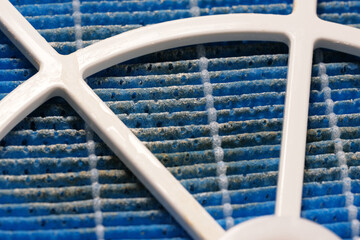 Microfiber filter for air purification