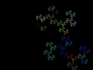 Imaginatory fractal background Image