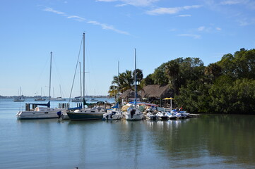 Fototapeta na wymiar Marina in Fort Lauderdale, Florida